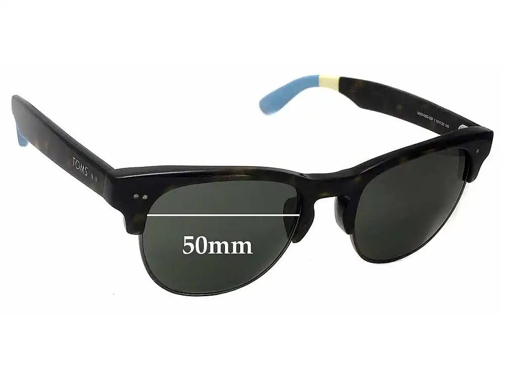 Sunglass Fix Verres de Remplacement pour Toms Lobamba S007 - 50mm Wide Sunglass Fix Verres de Remplacement pour Toms Lobamba S007 - 50mm Wide