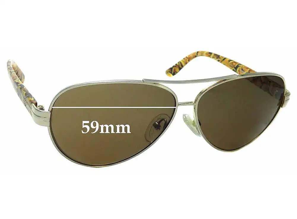 Sunglass Fix Verres de Remplacement pour Tory Burch TY6031 - 59mm Wide Sunglass Fix Verres de Remplacement pour Tory Burch TY6031 - 59mm Wide