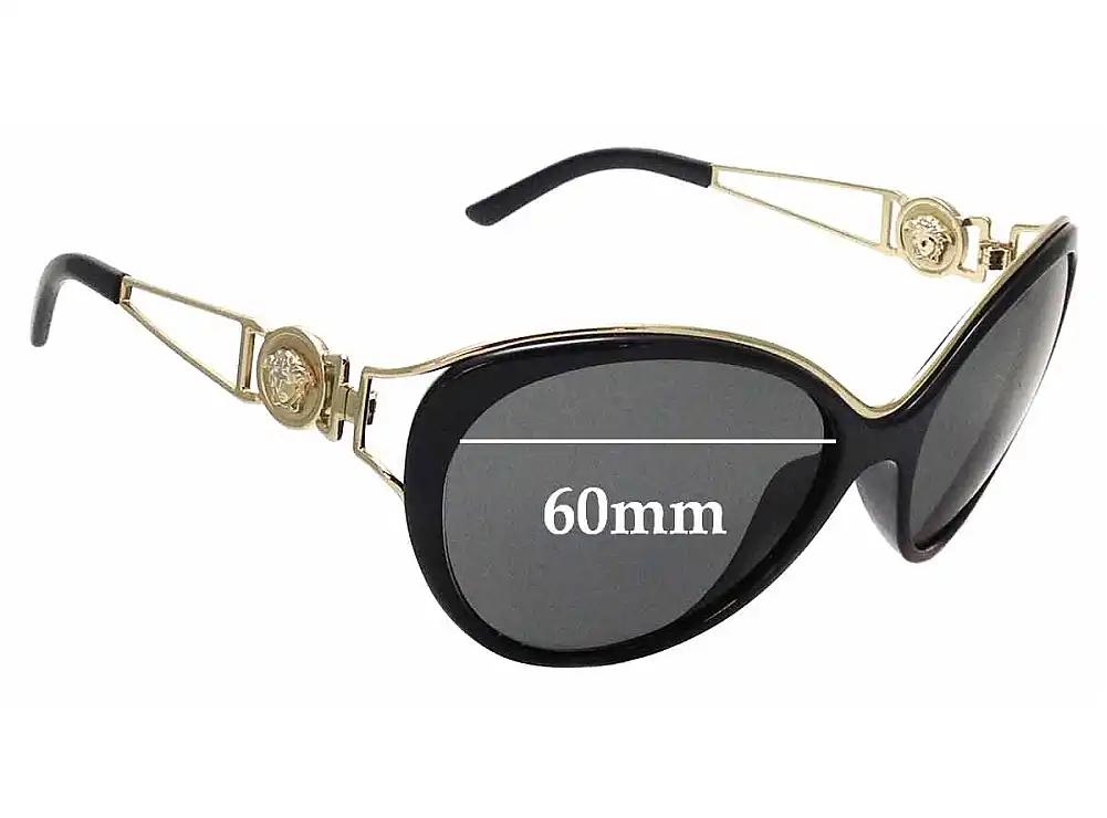 Sunglass Fix Verres de Remplacement pour Versace MOD 4233 - 60mm Wide Sunglass Fix Verres de Remplacement pour Versace MOD 4233 - 60mm Wide