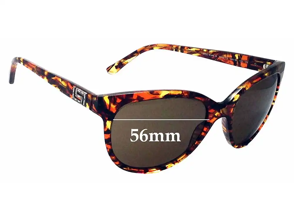 Sunglass Fix Lentilles de Remplacement pour Versace MOD 4246-B - 56mm Wide Sunglass Fix Lentilles de Remplacement pour Versace MOD 4246-B - 56mm Wide