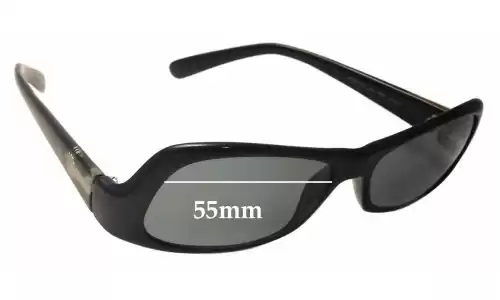 Sunglass Fix Verres de Remplacement pour Versace MOD 553 - 55mm Wide Sunglass Fix Verres de Remplacement pour Versace MOD 553 - 55mm Wide