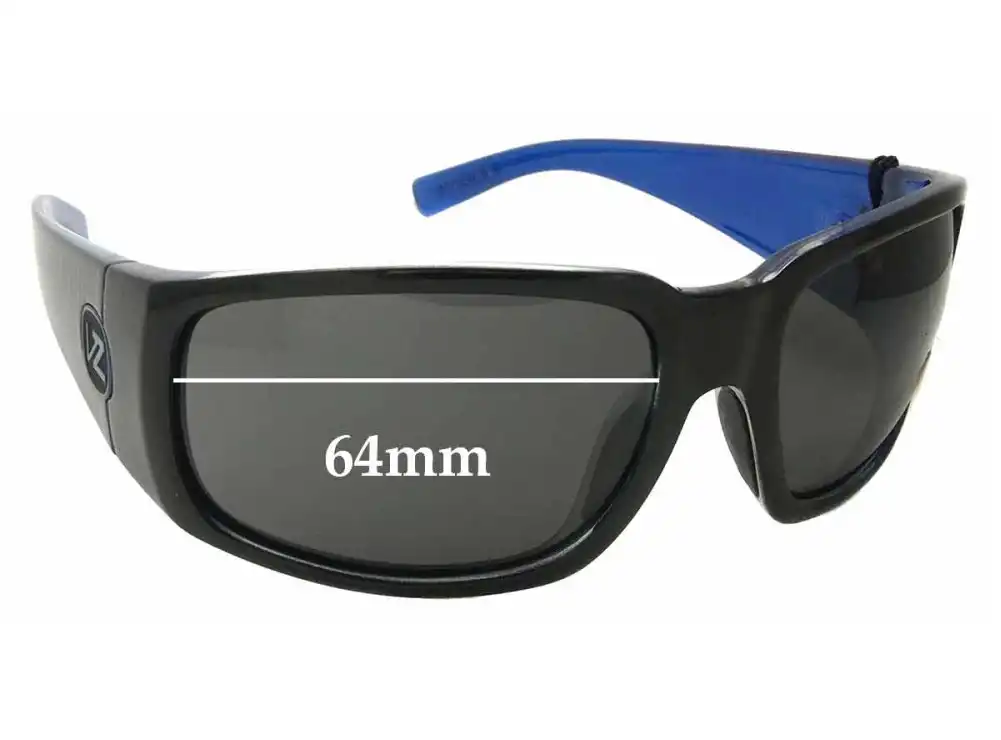 Sunglass Fix Verres de Remplacement pour Von Zipper Palooka - 64mm Wide Sunglass Fix Verres de Remplacement pour Von Zipper Palooka - 64mm Wide