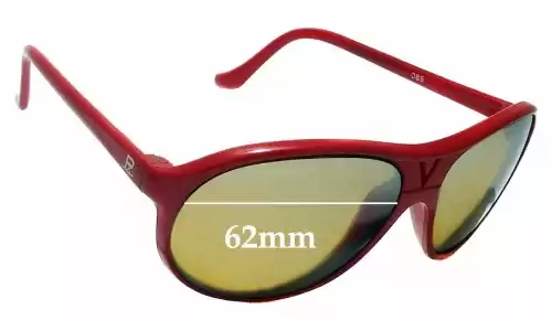 Sunglass Fix Verres de Remplacement pour Vuarnet Pouilloux 085 - 62mm Wide Sunglass Fix Verres de Remplacement pour Vuarnet Pouilloux 085 - 62mm Wide