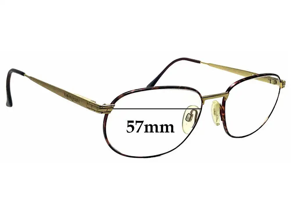 Sunglass Fix Verres de Remplacement pour Yves Saint Laurent YSL4088 - 57mm Wide Sunglass Fix Verres de Remplacement pour Yves Saint Laurent YSL4088 - 57mm Wide