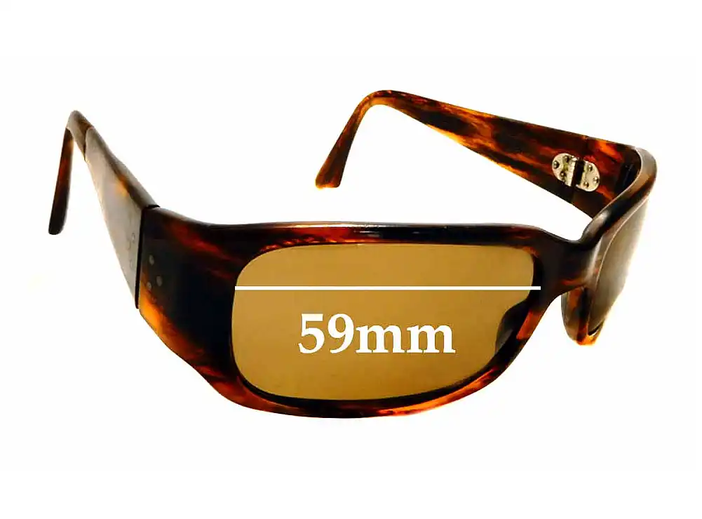 Sunglass Fix Verres de Remplacement pour Blinde Baby Gia Twist - 59mm Wide Sunglass Fix Verres de Remplacement pour Blinde Baby Gia Twist - 59mm Wide