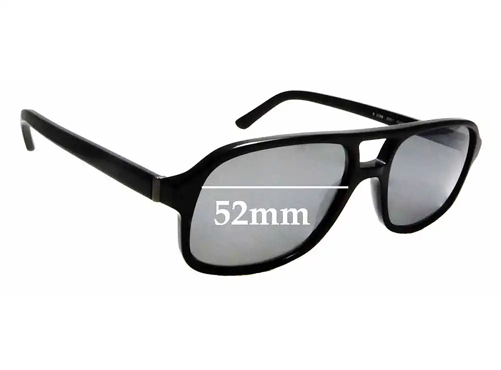 Sunglass Fix Verres de Remplacement pour Burberry B 2088 - 52mm Wide Sunglass Fix Verres de Remplacement pour Burberry B 2088 - 52mm Wide