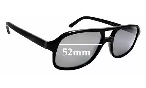 Sunglass Fix Verres de Remplacement pour Burberry B 2088 - 52mm Wide Sunglass Fix Verres de Remplacement pour Burberry B 2088 - 52mm Wide