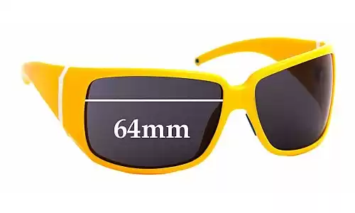 Sunglass Fix Lentilles de Remplacement pour Burberry B 8487-S - 64mm Wide Burberry B 8487-S Lentilles de Remplacement 64mm wide