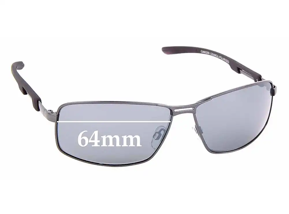 Sunglass Fix Verres de Remplacement pour Cancer Council Quirindi - 64mm Wide Sunglass Fix Verres de Remplacement pour Cancer Council Quirindi - 64mm Wide