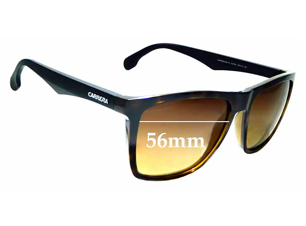 Sunglass Fix Verres de Remplacement pour Carrera 5041/S - 56mm Wide Sunglass Fix Verres de Remplacement pour Carrera 5041/S - 56mm Wide