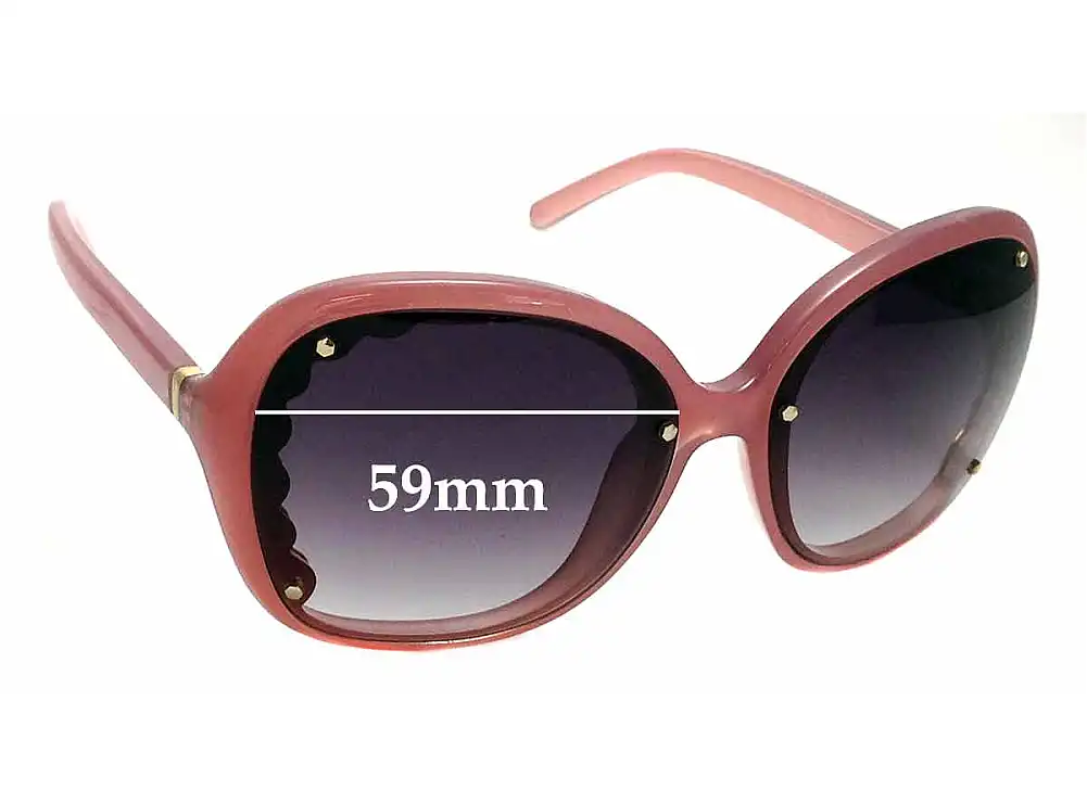 Sunglass Fix Verres de Remplacement pour Chloe CE 653S - 59mm Wide Sunglass Fix Verres de Remplacement pour Chloe CE 653S - 59mm Wide
