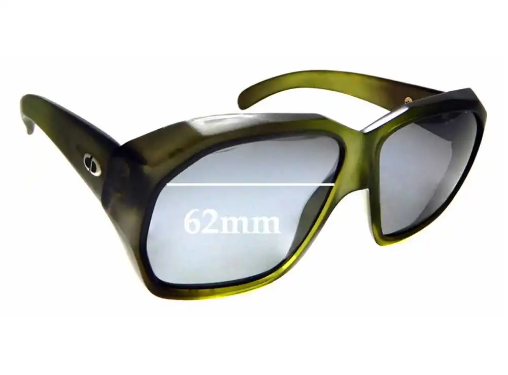 Sunglass Fix Verres de Remplacement pour Christian Dior 2001 - 62mm Wide Sunglass Fix Verres de Remplacement pour Christian Dior 2001 - 62mm Wide