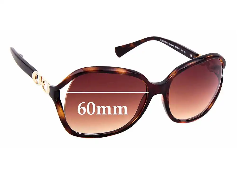 Sunglass Fix Verres de Remplacement pour Coach HC8145 - 60mm Wide Sunglass Fix Verres de Remplacement pour Coach HC8145 - 60mm Wide