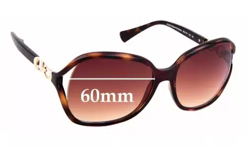 Sunglass Fix Verres de Remplacement pour Coach HC8145 - 60mm Wide Sunglass Fix Verres de Remplacement pour Coach HC8145 - 60mm Wide