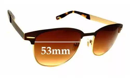 Sunglass Fix Verres de Remplacement pour Dirty Dog Panda Face - 53mm Wide Sunglass Fix Verres de Remplacement pour Dirty Dog Panda Face - 53mm Wide