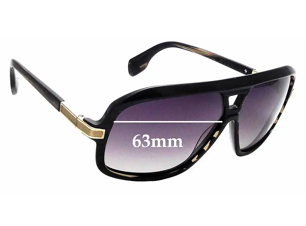 Sunglass Fix Verres de Remplacement pour Dita Sig - 63mm Wide Sunglass Fix Verres de Remplacement pour Dita Sig - 63mm Wide