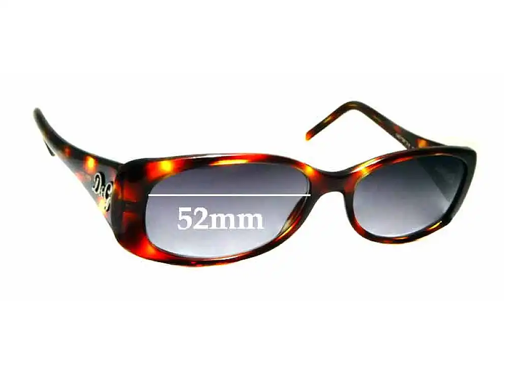 Sunglass Fix Verres de Remplacement pour Dolce & Gabbana DG1124 - 52mm Wide Sunglass Fix Verres de Remplacement pour Dolce & Gabbana DG1124 - 52mm Wide