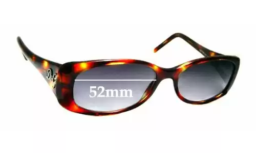 Sunglass Fix Verres de Remplacement pour Dolce & Gabbana DG1124 - 52mm Wide Sunglass Fix Verres de Remplacement pour Dolce & Gabbana DG1124 - 52mm Wide