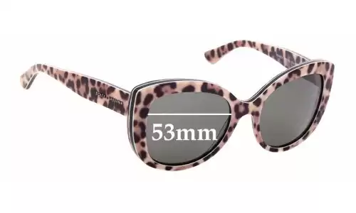 Sunglass Fix Verres de Remplacement pour Dolce & Gabbana DG4233 - 53mm Wide Sunglass Fix Verres de Remplacement pour Dolce & Gabbana DG4233 - 53mm Wide
