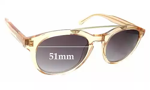 Sunglass Fix Lentilles de Remplacement pour Epokhe Anteka - 51mm Wide Epokhe Anteka Lentilles de Remplacement 51mm wide