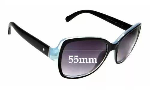 Sunglass Fix Lentilles de Remplacement pour Fossil FOS 3004S - 55mm Wide Fossil FOS 3004S Lentilles de Remplacement 55mm wide