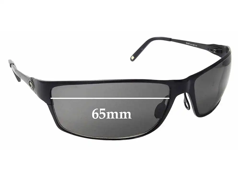 Sunglass Fix Verres de Remplacement pour Gargoyles Draft - 65mm Wide Sunglass Fix Verres de Remplacement pour Gargoyles Draft - 65mm Wide