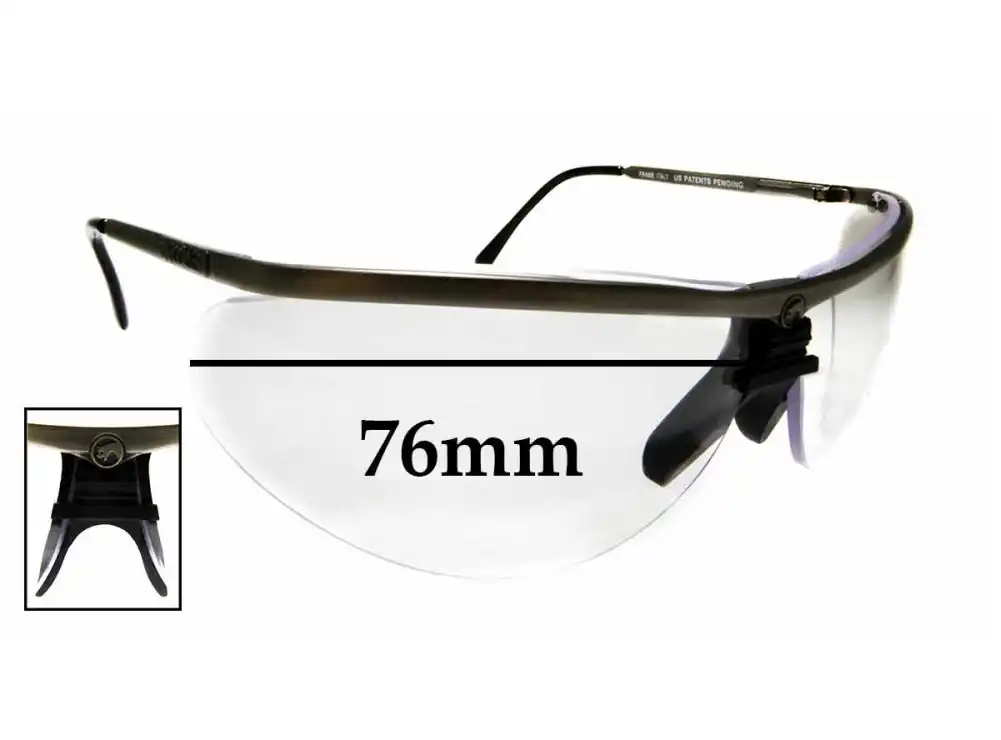 Sunglass Fix Lentilles de Remplacement pour Gargoyles Legends - 76mm Wide Sunglass Fix Lentilles de Remplacement pour Gargoyles Legends - 76mm Wide