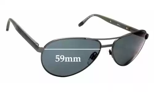Sunglass Fix Lentilles de Remplacement pour Henri Lloyd No Heating - 59mm Wide Henri Lloyd No Heating Lentilles de Remplacement 59mm wide