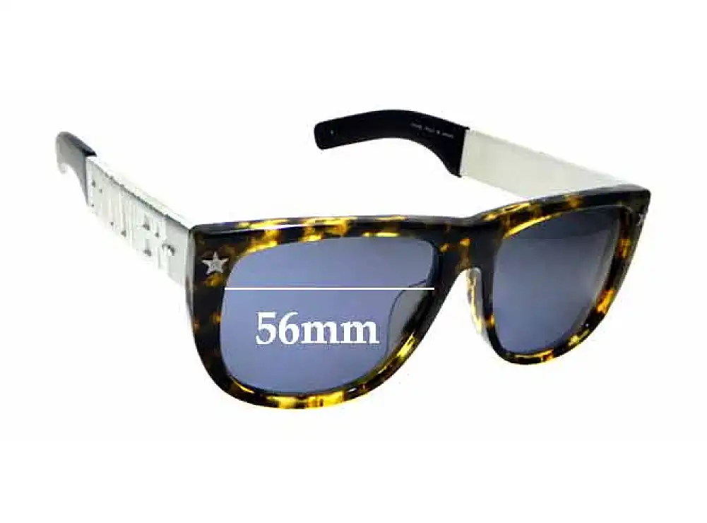Sunglass Fix Verres de Remplacement pour Jean Paul Gaultier 56-8272 - 56mm Wide Sunglass Fix Verres de Remplacement pour Jean Paul Gaultier 56-8272 - 56mm Wide
