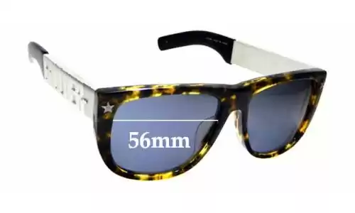 Sunglass Fix Verres de Remplacement pour Jean Paul Gaultier 56-8272 - 56mm Wide Sunglass Fix Verres de Remplacement pour Jean Paul Gaultier 56-8272 - 56mm Wide