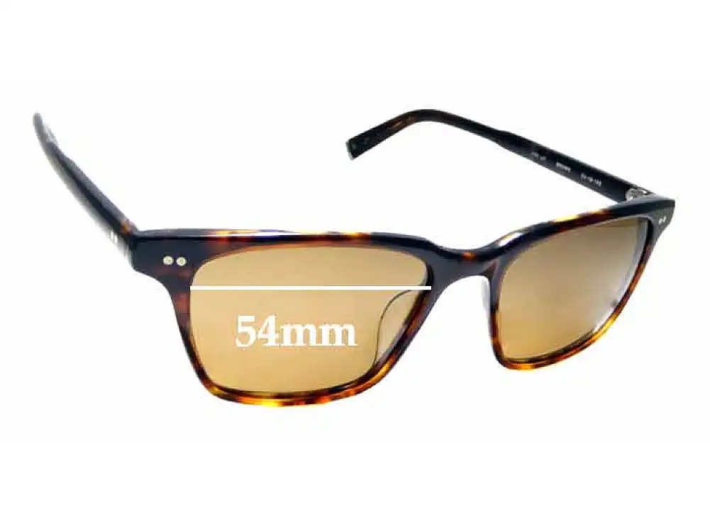 Sunglass Fix Verres de Remplacement pour John Varvatos V601 - 54mm Wide Sunglass Fix Verres de Remplacement pour John Varvatos V601 - 54mm Wide