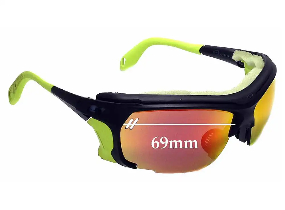 Sunglass Fix Verres de Remplacement pour Julbo Trek - 69mm Wide Sunglass Fix Verres de Remplacement pour Julbo Trek - 69mm Wide