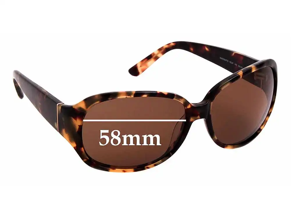 Sunglass Fix Lentilles de Remplacement pour Kate Spade Madina/P/S - 58mm Wide Sunglass Fix Lentilles de Remplacement pour Kate Spade Madina/P/S - 58mm Wide