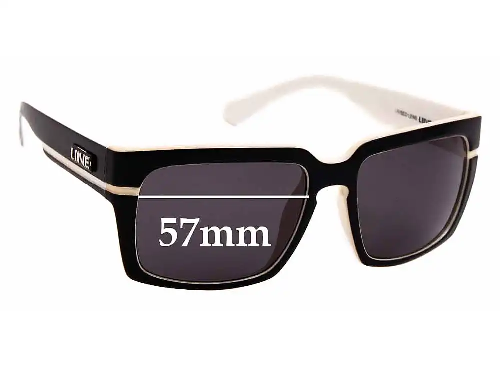 Sunglass Fix Verres de Remplacement pour Liive La Jolla - 57mm Wide Sunglass Fix Verres de Remplacement pour Liive La Jolla - 57mm Wide