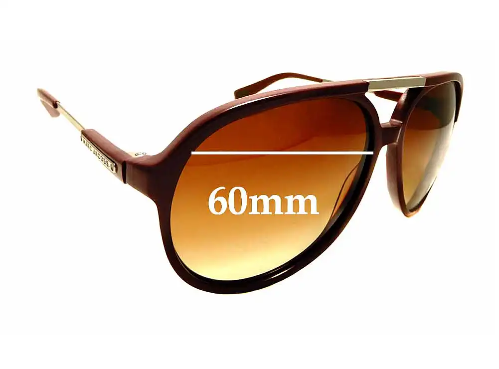 Sunglass Fix Verres de Remplacement pour Marc by Marc Jacobs MMJ 327/S - 60mm Wide Sunglass Fix Verres de Remplacement pour Marc by Marc Jacobs MMJ 327/S - 60mm Wide