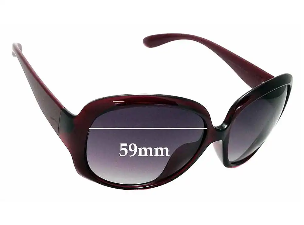 Sunglass Fix Verres de Remplacement pour Marc by Marc Jacobs MMJ 206/F/S - 59mm Wide Sunglass Fix Verres de Remplacement pour Marc by Marc Jacobs MMJ 206/F/S - 59mm Wide