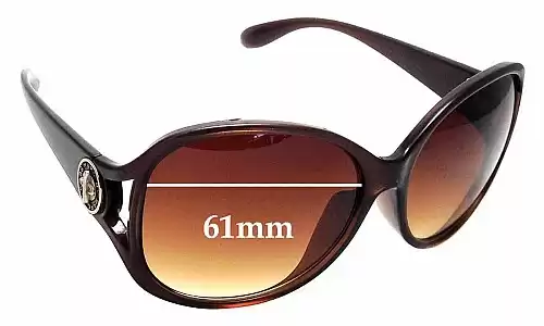 Sunglass Fix Verres de Remplacement pour Marc by Marc Jacobs MMJ 208/K/S - 61mm Wide Sunglass Fix Verres de Remplacement pour Marc by Marc Jacobs MMJ 208/K/S - 61mm Wide