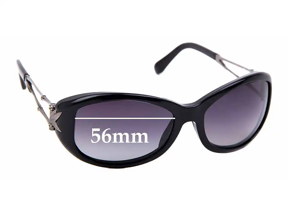 Sunglass Fix Verres de Remplacement pour Maui Jim MJ215 Alana - 56mm Wide Sunglass Fix Verres de Remplacement pour Maui Jim MJ215 Alana - 56mm Wide