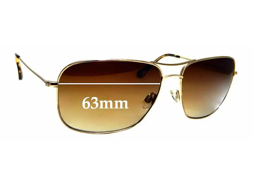 Sunglass Fix Verres de Remplacement pour Maui Jim MJ773 Breezeway - 63mm Wide Sunglass Fix Verres de Remplacement pour Maui Jim MJ773 Breezeway - 63mm Wide