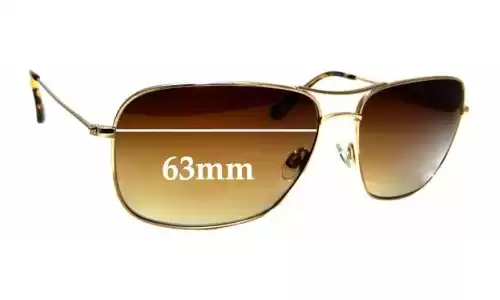 Sunglass Fix Verres de Remplacement pour Maui Jim MJ773 Breezeway - 63mm Wide Sunglass Fix Verres de Remplacement pour Maui Jim MJ773 Breezeway - 63mm Wide