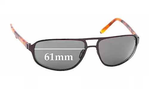 Sunglass Fix Verres de Remplacement pour Maui Jim MJ232 Lahainaluna - 61mm Wide Sunglass Fix Verres de Remplacement pour Maui Jim MJ232 Lahainaluna - 61mm Wide