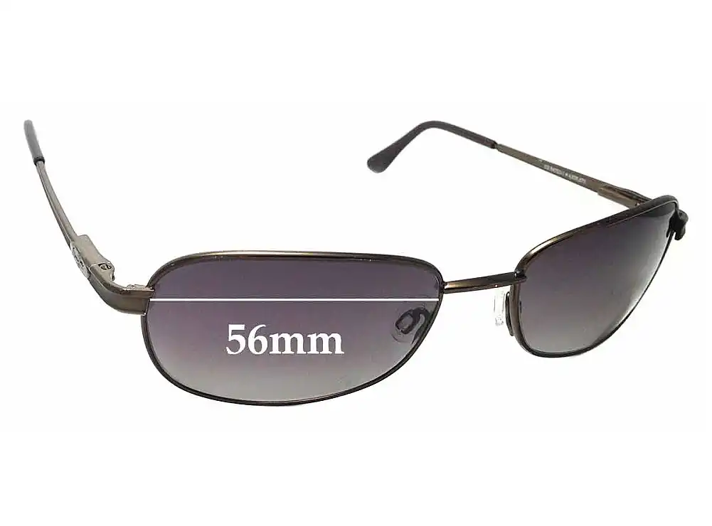 Sunglass Fix Verres de Remplacement pour Maui Jim MJ131 Islanders - 56mm Wide Sunglass Fix Verres de Remplacement pour Maui Jim MJ131 Islanders - 56mm Wide