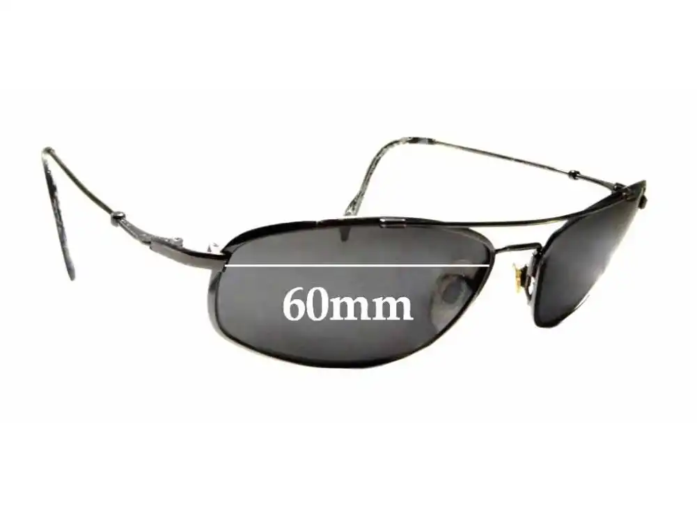 Sunglass Fix Verres de Remplacement pour Maui Jim MJ303 Big Island - 60mm Wide Sunglass Fix Verres de Remplacement pour Maui Jim MJ303 Big Island - 60mm Wide