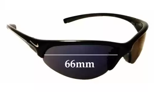 Sunglass Fix Lentilles de Remplacement pour Nike Skylon EXP EV0390 - 66mm Wide Nike Skylon EXP EV0390 Lentilles de Remplacement 66mm wide
