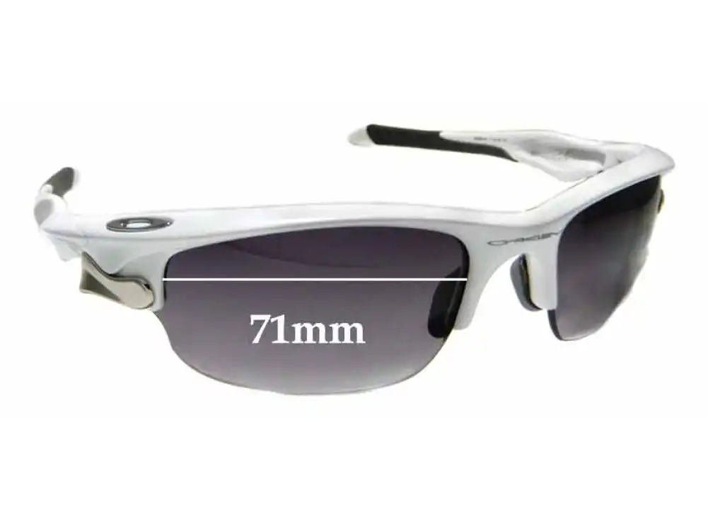 Sunglass Fix Lentilles de Remplacement pour Oakley Fast Jacket OO9097 - 71mm Wide Sunglass Fix Lentilles de Remplacement pour Oakley Fast Jacket OO9097 - 71mm Wide