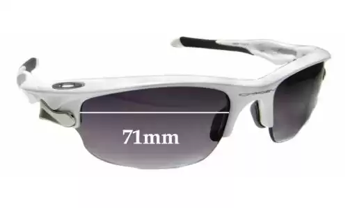 Sunglass Fix Lentilles de Remplacement pour Oakley Fast Jacket OO9097 - 71mm Wide Oakley Fast Jacket OO9097 Lentilles de Remplacement 71mm wide