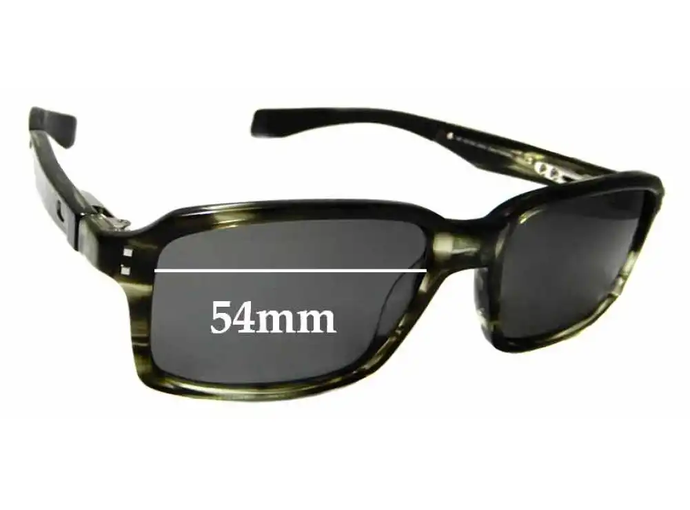Sunglass Fix Verres de Remplacement pour Oakley Fat Cat OX1041 - 54mm Wide Sunglass Fix Verres de Remplacement pour Oakley Fat Cat OX1041 - 54mm Wide