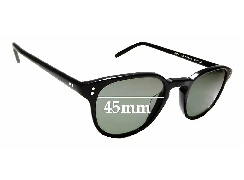 Sunglass Fix Lentilles de Remplacement pour Oliver Peoples Fairmont OV5219 - 45mm Wide Sunglass Fix Lentilles de Remplacement pour Oliver Peoples Fairmont OV5219 - 45mm Wide