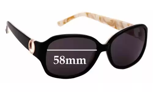 Sunglass Fix Verres de Remplacement pour Oroton Dayna - 58mm Wide Sunglass Fix Verres de Remplacement pour Oroton Dayna - 58mm Wide