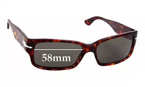 Sunglass Fix Verres de Remplacement pour Persol 3087-S - 58mm Wide Sunglass Fix Verres de Remplacement pour Persol 3087-S - 58mm Wide